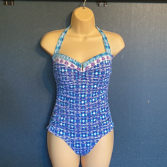 Tommy Bahama island life one piece swimsuit size 8 - Picture 1 of 6